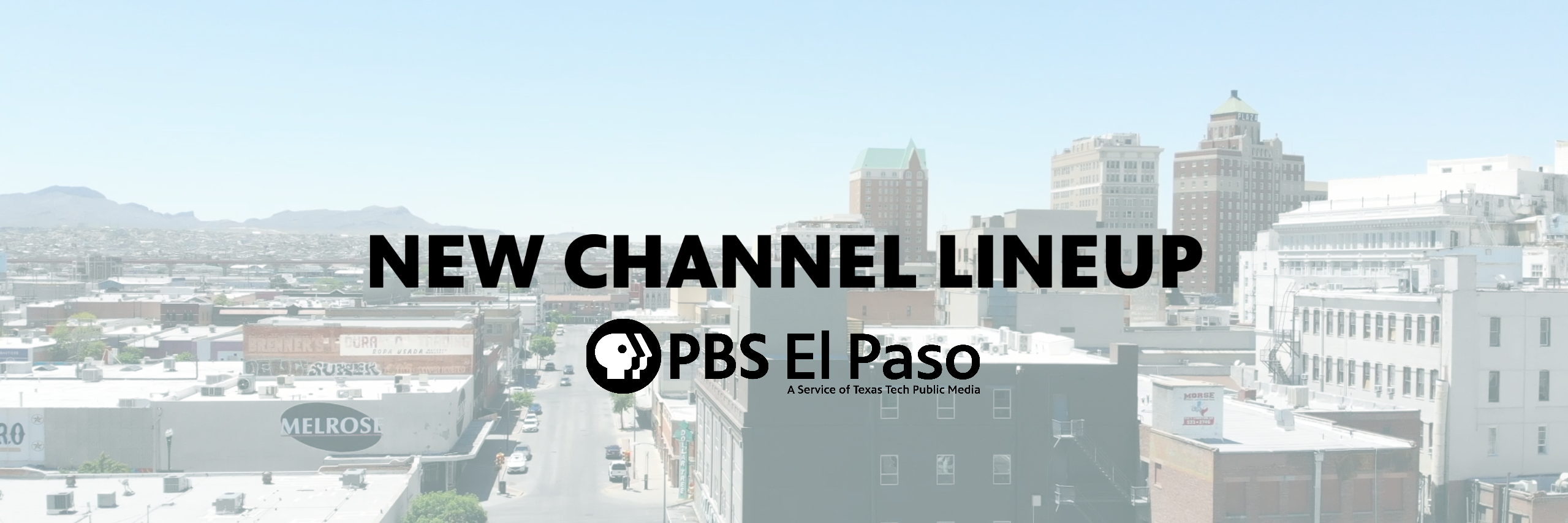 PBS El Paso New Channel Lineup